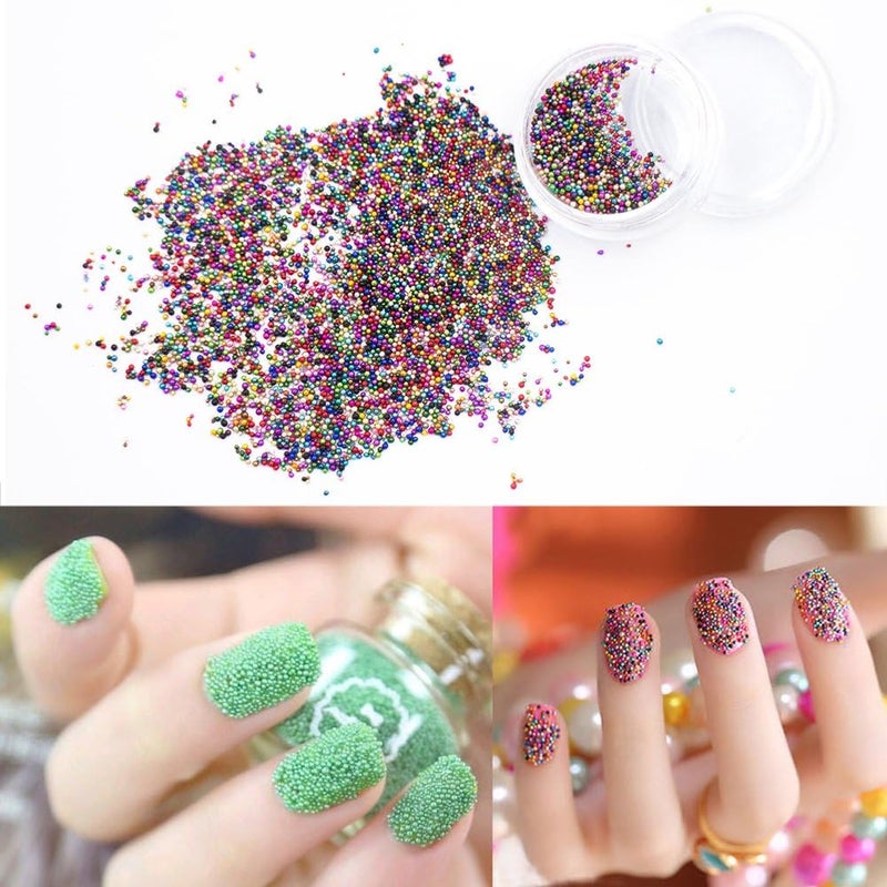 Yeslady 12 Colors Nail Art Caviar Beads 3D Craft Micro Eye Makeup Gems Decoration - Image 5